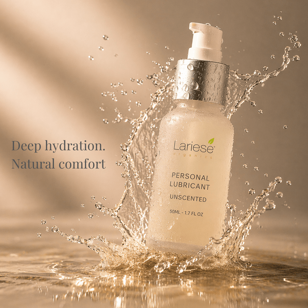 Lariese Organics Personal Lubricant Set – 3 x Rose - Infused - Lariese Organics