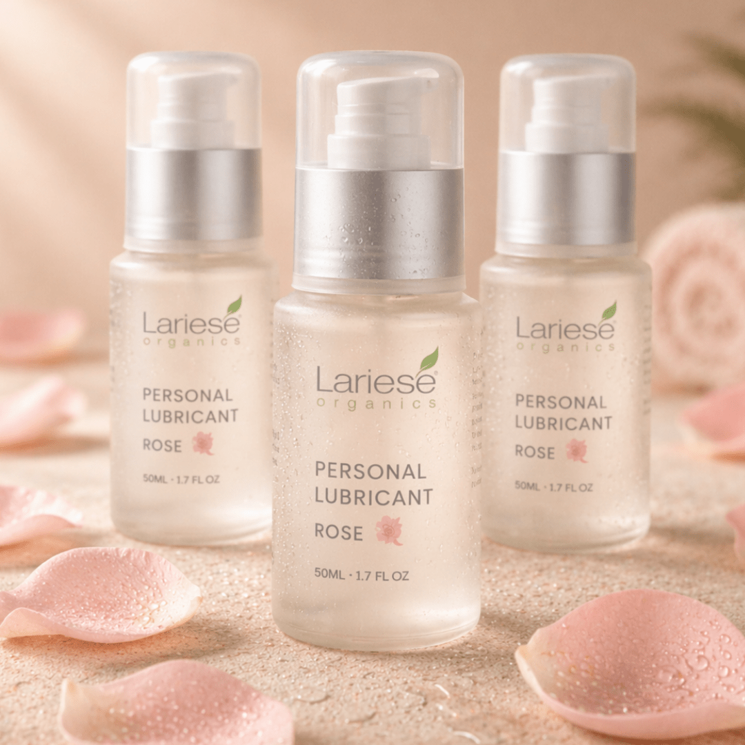 Rose Personal Lubricant – 3 X BEST VALUE - Lariese Organics