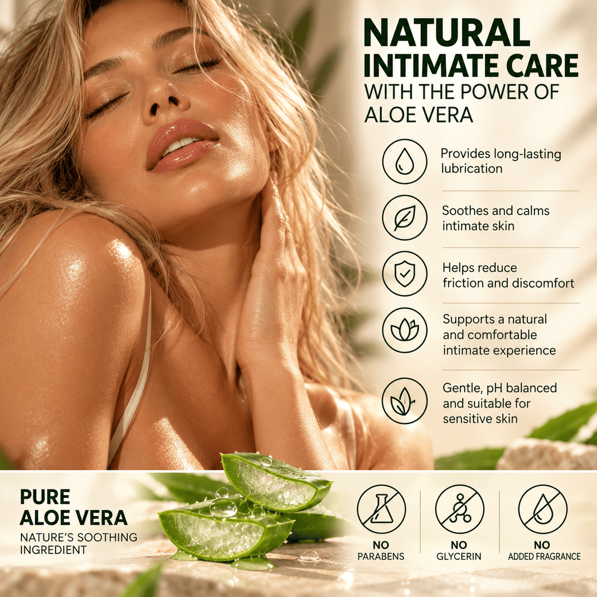 Lariese Organics Unscented Personal Lubricant - Lariese Organics