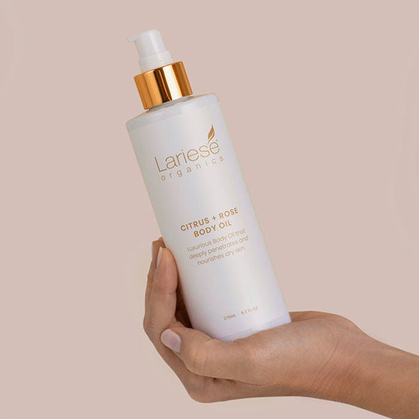 Body Oil (Citrus + Rose) - Lariese Organics